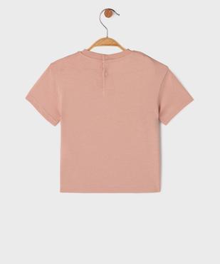 Tee-shirt manches courtes avec motif sur l’avant bébé garçon vue3 - GEMO 4G BEBE - GEMO
