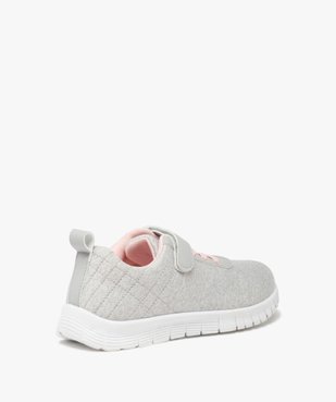 Baskets fille style jogger dessus en jersey uni vue4 - GEMO (ENFANT) - GEMO