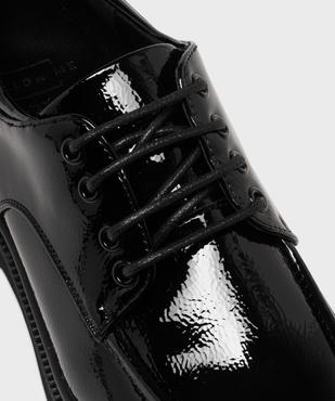 Derbies vernis sur semelle crantée femme - Follow Me vue6 - FOLLOW ME - GEMO