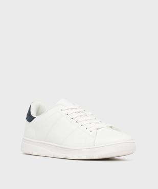 Baskets basses à lacets unies look urbain homme - 5 Miles vue2 - 5 MILES - GEMO