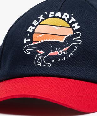 Casquette garçon bicolore à motif dinosaure vue3 - GEMO (ENFANT) - GEMO