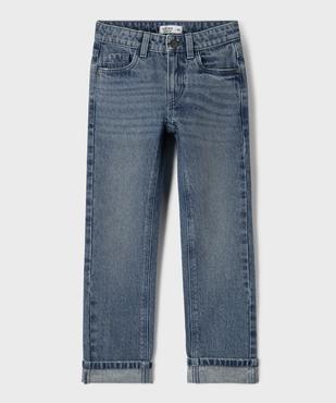 Jean Regular avec taille ajustable garçon vue2 - GEMO 4G GARCON - GEMO