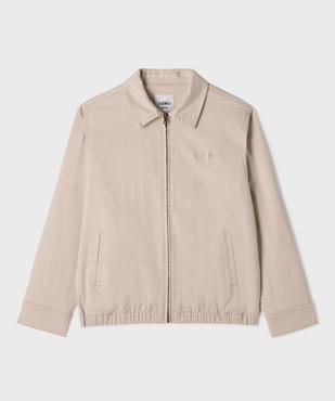 Blouson en coton avec fermeture zippée garçon vue5 - GEMO 4G GARCON - GEMO