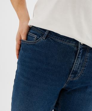 Pantacourt en jean stretch coupe slim taille normale femme grande taille vue2 - GEMO (G TAILLE) - GEMO