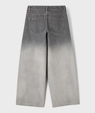 Jean loose avec délavage dégradé fille vue3 - GEMO (JUNIOR) - GEMO