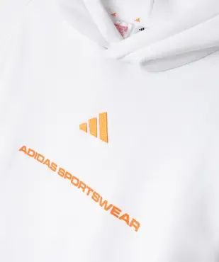 Sweat à capuche en molleton avec logo garçon - Adidas vue2 - ADIDAS - GEMO