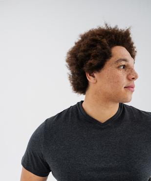 Tee-shirt manches courtes à col V homme vue5 - GEMO 4G HOMME - GEMO