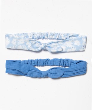 Bandeau pour les cheveux avec noeud fille (lot de 2) vue1 - GEMO (ACCESS) - GEMO