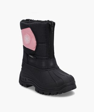 Après-ski fille zippés à tige renforcée vue2 - GEMO (ENFANT) - GEMO