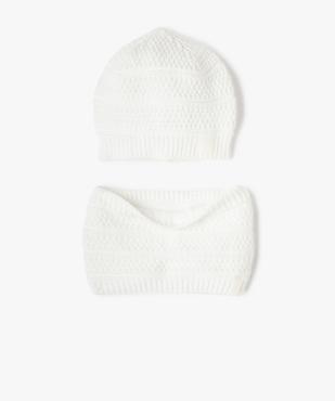 Ensemble bébé fille 2 pièces (bonnet + tour de cou) vue1 - GEMO (ENFANT) - GEMO