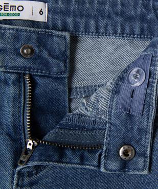 Pantacourt en jean coupe Slim fille vue6 - GEMO 4G FILLE - GEMO