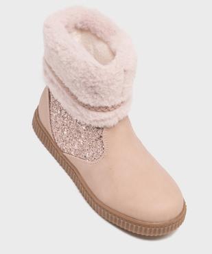 Boots fourrées pailletées ado fille - Lovely Wings vue5 - LOVELY WINGS - GEMO