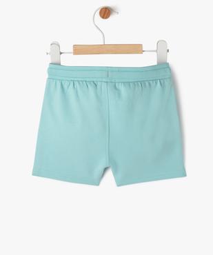 Short en maille avec ceinture bord-côte bébé garçon vue3 - GEMO(BEBE DEBT) - GEMO