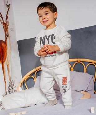 Ensemble 2 pièces sweat + jogging bébé garçon vue5 - GEMO 4G BEBE - GEMO