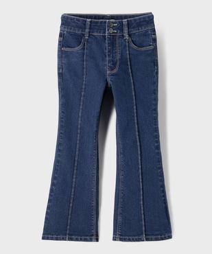Jean flare ajustable fille vue1 - GEMO (ENFANT) - GEMO