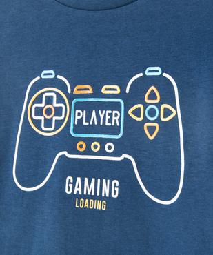 T-shirt imprimé à manches longues garçon vue2 - GEMO (ENFANT) - GEMO