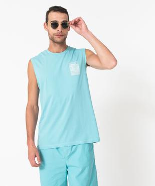Débardeur large en coton homme vue1 - GEMO (HOMME) - GEMO