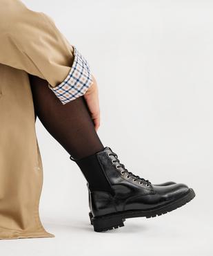 Boots avec élastique sur la tige et semelle crantée femme - 5 Miles vue7 - 5 MILES - GEMO