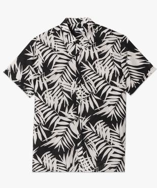 Chemise à manches courtes en voile de coton léger homme vue4 - GEMO (HOMME) - GEMO