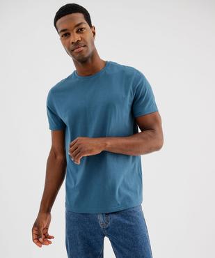 Tee-shirt à manches courtes et col rond homme vue1 - GEMO 4G HOMME - GEMO
