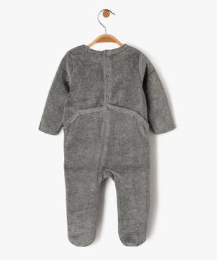 Pyjama velours imprimé Batman bébé vue4 - DISNEY BABY - GEMO