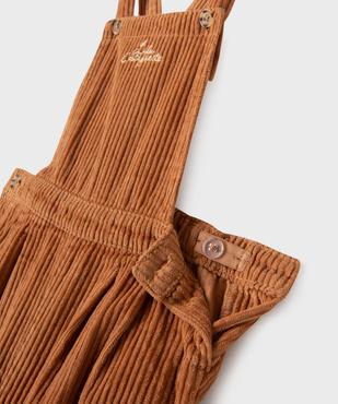 Salopette en velours côtelé fille - LuluCastagnette vue2 - LULUCASTAGNETTE - GEMO