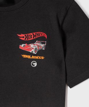 Tee-shirt manches courtes en coton avec imprimé dos garçon - HotWheels vue2 - HOT WHEELS - GEMO