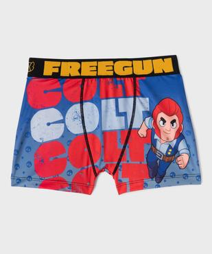 Boxer en microfibre à motifs colorés garçon - Freegun x Brawl Stars vue1 - FREEGUN - GEMO