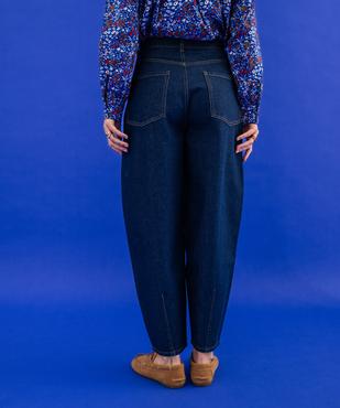 Jean barrel 100% coton femme vue6 - GEMO 4G FEMME - GEMO