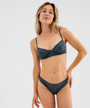 Soutien-gorge corbeille en dentelle avec armatures bonnets souples vue3 - GEMO(HOMWR FEM) - GEMO