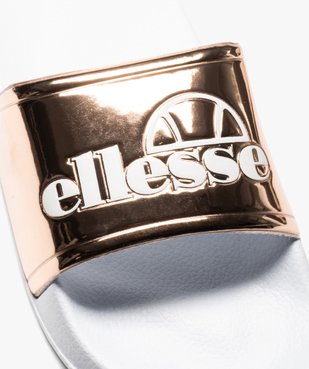 Mules de piscine femme à bandeau métallisé - Ellesse vue6 - ELLESSE - GEMO