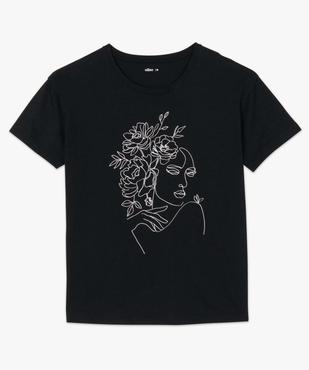 Tee-shirt femme oversize imprimé vue4 - GEMO(FEMME PAP) - GEMO