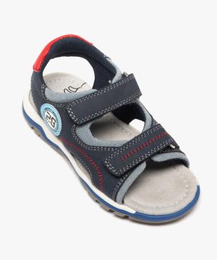 Sandales sport à scratchs et semelle intérieure moelleuse garçon vue5 - BUGGY - GEMO