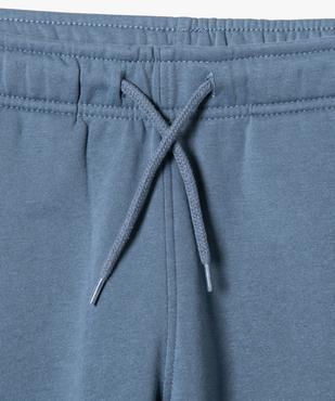 Pantalon de jogging uni en molleton gratté garçon vue2 - PREMIER PRIX BY GEMO - GEMO