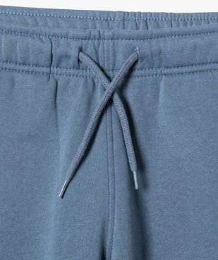 Pantalon de jogging uni en molleton gratté garçon vue2 - 1E PRIX BY GEMO - GEMO