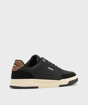 Baskets basses unies à lacets homme - Lee Cooper vue4 - LEE COOPER - GEMO