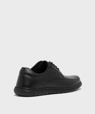 Derbies confort en cuir homme - G'Flex vue4 - G'FLEX - GEMO