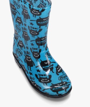 Bottes de pluie garçon imprimées monstres vue5 - GEMO (ENFANT) - GEMO