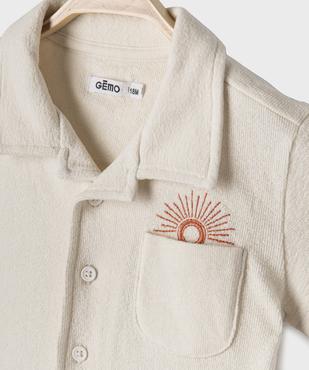 Ensemble 2 pièces bébé garçon short et chemise vue2 - GEMO(BEBE DEBT) - GEMO