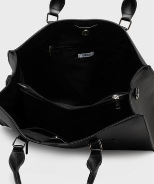 Sac cabas porté main avec bandoulière amovible femme vue4 - GEMO (ACCESS) - GEMO