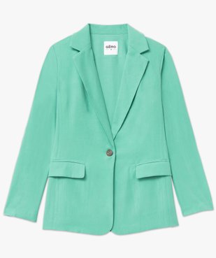 Veste de tailleur femme avec fermeture un bouton vue4 - GEMO(FEMME PAP) - GEMO