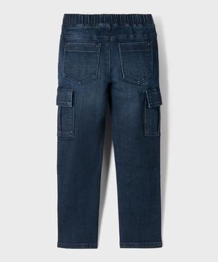 Pantalon cargo taille élastiquée garçon vue3 - GEMO (ENFANT) - GEMO