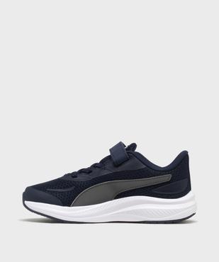 Baskets à scratch et lacets élastiqués garçon - Puma vue3 - PUMA - GEMO