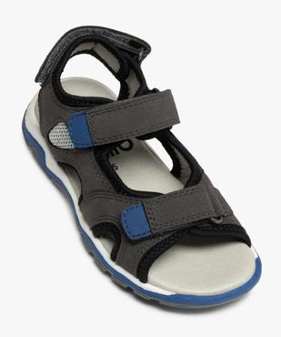Sandales sport garçon multi-matières à brides scratch  vue5 - GEMO (ENFANT) - GEMO