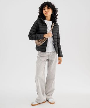 Doudoune légère à capuche femme vue4 - GEMO 4G FEMME - GEMO