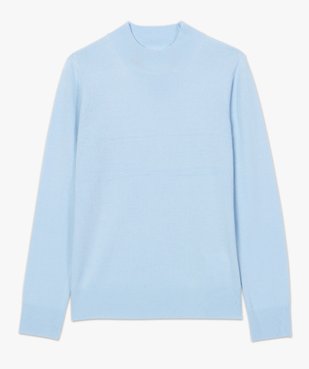 Pull femme col montant coloris uni vue5 - GEMO (MAILLE) - GEMO