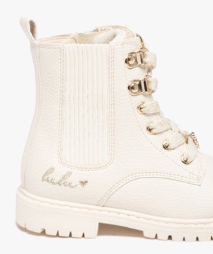 Boots fille unies Chelsea à semelle crantée - LuluCastagnette du 25 au 30 vue6 - LULU CASTAGNETT - GEMO
