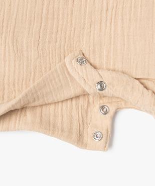 Combishort bébé garçon sans manches à motif  vue3 - GEMO(BEBE DEBT) - GEMO