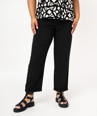 Pantalon fluide femme grande taille vue1 - GEMO 4G GT - GEMO