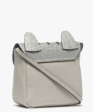 Sac fille avec rabat à paillettes avec motif chat vue2 - GEMO (ENFANT) - GEMO